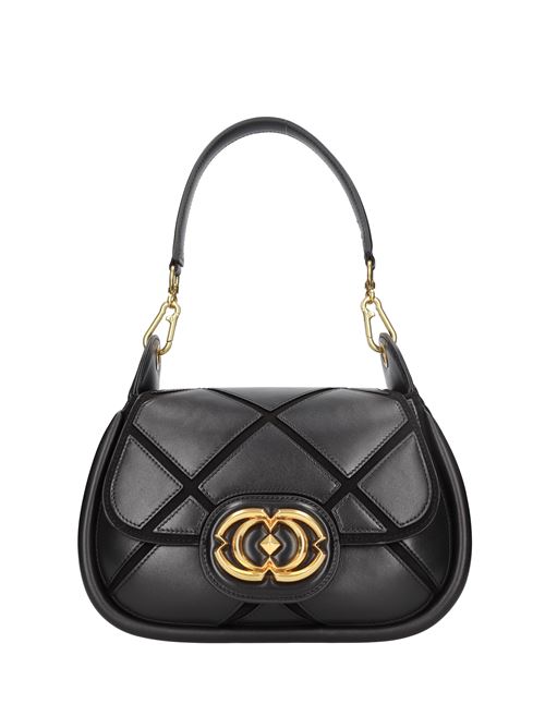 Leather bag LA CARRIE | CNOSSO SHOULDER BAGNERO